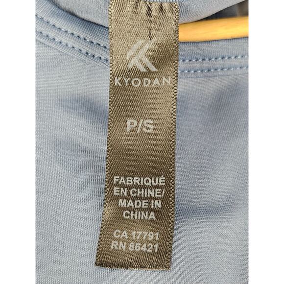 KYODAN WOMEN'S BLUE ARIA CREWNECK TOP (PETITE SMALL) STYLISH & COMFORTABLE - Picture 7 of 10